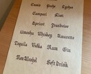 ご依頼の文字をカリグラフィーでデザインします 手書きのお洒落な字体で書きます！手紙やプレゼントにもぜひ♪ イメージ4