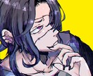 SNS用アイコン描きます 寒色系のクールな男子描けます！ イメージ2