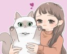 アイコン、サムネ等に♡最適なイラストを描きます 柔らかな雰囲気のイラスト♡お写真を元に作成も可能です！ イメージ5