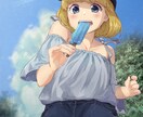 かわいいキャライラストを作成いたします SNSのヘッダーやアイコン、動画用に！ イメージ2