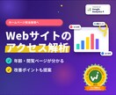 Webサイト解析からのレポート作成をします 解析からのサイト改善点を洗い出します！ イメージ1