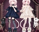目を引くイラスト、歌みた、サムネを作成します 可愛いものから、妖艶なものまで幅広くご要望にお答えします！ イメージ10