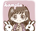 SNSなどのアイコン作成!格安でイラスト作成します ˙˚ʚ その人の特徴や趣味を活かしたイラストを作成します! イメージ3