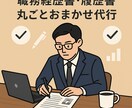 経歴書の作成から面接対策まで丁寧にサポートします 全部丸投げ　履歴書や職務経歴書及び面接対策を対応します イメージ3
