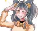 アイコン描かせていただきます キラキラで可愛い女の子、男の子を油絵タッチで描きます。 イメージ2