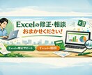 Excel資料作成・修正代行を行います プロマネ視点で、初心者でも使えるExcel資料に整えます イメージ1