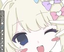 可愛い女の子のイラスト描きます 配信者さんや歌い手さんのオリキャラにどうですか？！ イメージ3