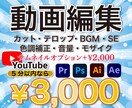 YouTube動画編集をしています 【安心】企業の公式YouTube制作経験者が作成します イメージ1