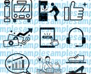 オリジナルピクトグラム作ります プレゼン、ピクトサインに使用できるピクトさんを作成 イメージ1