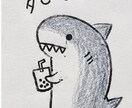 面白いオリジナル落書きを描きます ゆるくてシュールなキャラを手描きします イメージ5