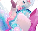 シンプル可愛いイラストをお描きします 立ち絵、一枚絵、動画用イラストなどご相談ください！ イメージ8