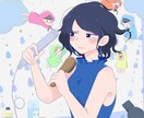 ポップでキュートなイラスト作成します 商用利用可★アイコン、動画サムネイル、ヘッダーなどにぜひ！ イメージ5