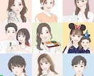 かわいい似顔絵・アイコン・ヘッダー描きます 一枚一枚丁寧に描かせていただきます。お気軽にご相談ください！ イメージ2