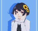シンプルで綺麗なイラストを作成します 追加料金なし◎個人Vtuberさん向け！アイコンなどにも イメージ5