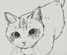 モノクロでリアル調のイラストを描きます そのまま飾ったり、プレゼントにも！塗り絵としても楽しめます イメージ1