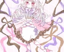 抜け感のあるタッチでイラスト描きます 儚い。透明感。ふわふわ。きゅんとする1枚を。 イメージ7