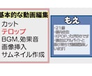 動画編集します 動画編集〜YouTube向き〜 イメージ1