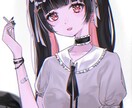 SNSに使えるアイコンや1枚絵を作成します 目を引くような可愛いイラストをお届けします!!! イメージ2