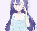 商用利用◎繊細で綺麗な女性のイラストを提供します 配信、イベント、観賞用等様々な用途でお使いいただけます◎ イメージ3