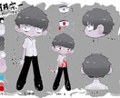 最短3日でミニキャラの立ち絵制作します 様々な用途でお使いいただける絵を制作します イメージ6