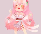 あなたのオリキャラを絵本風SDイラストにします 商用利用◎Vtuber、ゲームアバターなどを絵本風SDに イメージ6