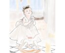 お写真を元に柔らかい色彩でイラストを作成いたします 思い出の大切なお写真をほんわかしたイラストに残しませんか❁︎ イメージ7