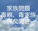 家庭のお悩み、愚痴を聞きます 人には話しにくい家庭のお悩み、相談援助の専門職が相談相手に イメージ1