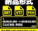 動画の字幕ファイル（SRT）を作成します YouTube・セミナー動画に。30分まで3,000円 イメージ6