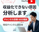 YouTube収益化に向けて一歩目をお手伝いします 【60分】お悩み相談＆現役の動画投稿者のアドバイスでサポート イメージ1