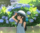 情緒的な雰囲気のイラストを制作いたします 見た人の心に残る情緒的な雰囲気のイラストを制作いたします イメージ8