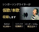仮歌・本歌！男性ボーカルの歌入れを承ります ピッチ、タイミング修正無料！芯あるパワーボイスで歌います！ イメージ1