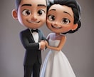 3Dアニメ風ウェルカムボード（ピクサー風）作ります お二人の思い出や個性を世界観に反映してゲストを盛り上げます イメージ6