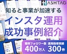 Instagram成功事例で売上UPの支援をします 運用からインフルエンサー活用まで成功事例を設計を相談 イメージ1