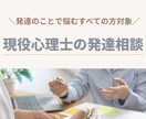 心理士がお子さんの発達についての相談を承ります 発達障害・知的障害・グレーゾーン・日常のお困りごともOK！ イメージ1