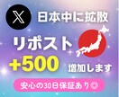X（Twitter）日本人RTリポスト増やします 格安★リポストRP・リツイートRT増加★30日保証あり イメージ1
