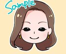 アイコンイラスト作成します 似顔絵風可。SNS、YouTube等のアイコンを作成します イメージ4