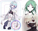 アイコンや立ち絵、描きます ポップなキャラもクールなキャラも イメージ6