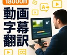 動画字幕の多言語翻訳をします グローバル動画配信に最適な字幕翻訳 イメージ1