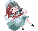 キラキラ彩色！ かわいいデフォルメキャラを描きます コンカフェ•メイドカフェなどのグッズに！ イメージ7