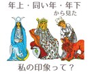 男性から見たあなたの印象をカードから読みます 年上・同い年・年下から見たあなたの印象は?(女子版) イメージ1