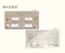 見やすく改善＊セミナー資料の世界観を整えます 頑張って作った資料を見やすく伝わる形に整えます！ イメージ7