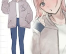 可愛らしい絵柄で描きます TRPGで使用されるキャラクター制作を行います！ イメージ5