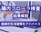 医師が腸内フローラ検査結果をわかりやすく解説します 検査結果をもとに、食生活や生活習慣の方向性をアドバイス イメージ1