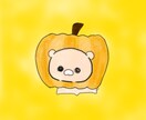 動物と食べ物を組み合わせたアイコン【5つ】描きます 動物と食べ物を指定いただくだけでOK イメージ1