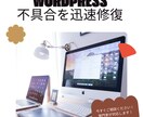 WordPress不具合を迅速に修復します 緊急トラブルも即対応いたします イメージ1