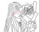 SNSなどに使えるシンプルな線画イラスト書きます SNSやブログなど多種多様に使えるシンプルでおしゃれな線画★ イメージ6