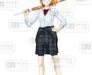 TRPG用立ち絵を描けます アニメ風作画で女の子からおじさんまで描きます イメージ4