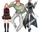 全身3000円でTRPGの立ち絵描きます 3日で納品可能！全身3000円です！ イメージ6