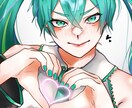 ハイクオリティなあなただけのイラスト作成します Twitterのアイコンや歌ってみたの1枚絵等をお求めの方へ イメージ2