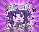 SNS用アイコンヘッダー・キャラデザ制作します 実績あり！デフォルメのイラスト大得意です！ イメージ1